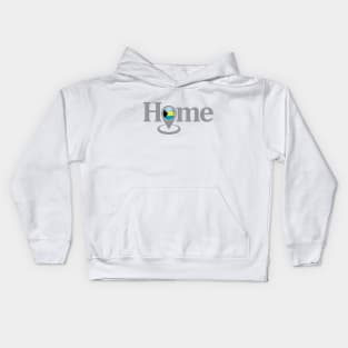 Bahamas My Home with Google Maps Locate Icon Kids Hoodie